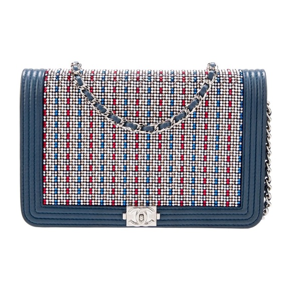 Chanel Strass Boy Wallet On a Chain - Picture 1 of 3